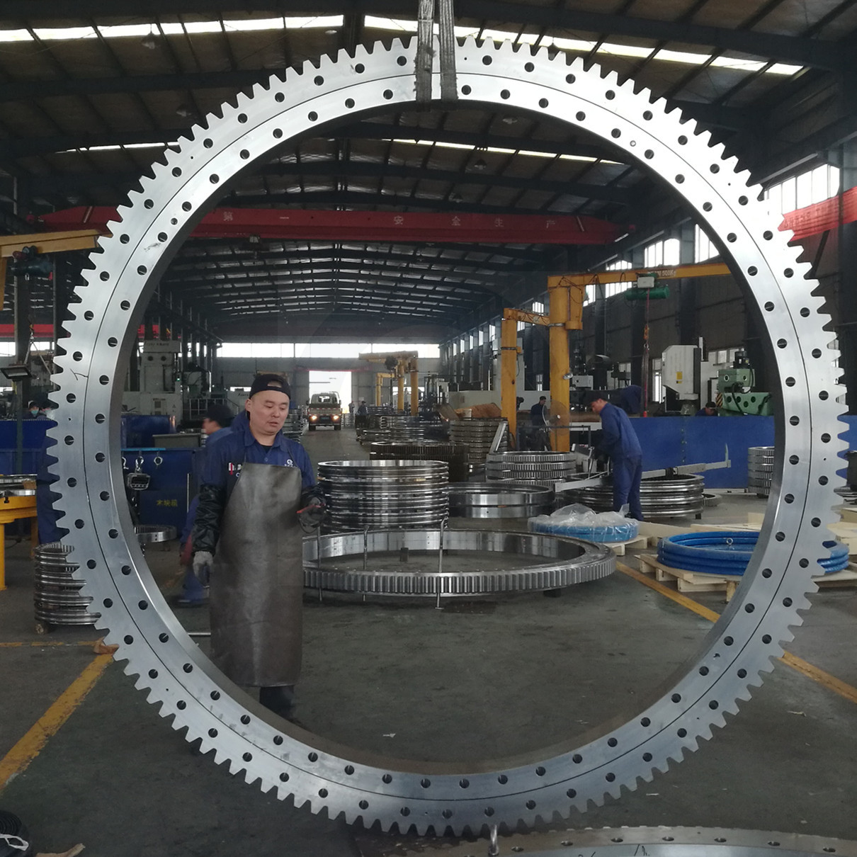 100% Original Slewing Bearing Manufacturers - slewing bearing for excavator and tower crane – Huaxin